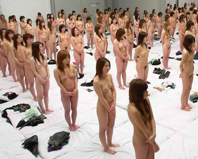 250 Japanese girls prepare to have sex on camera in the largest ever group sex extravaganza. 250 girls and 250 guys go at it together in a large warehouse; From JSexNetwork.com