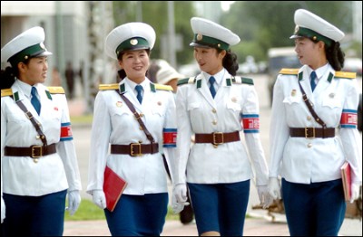 Pyongyang Traffic Wardens